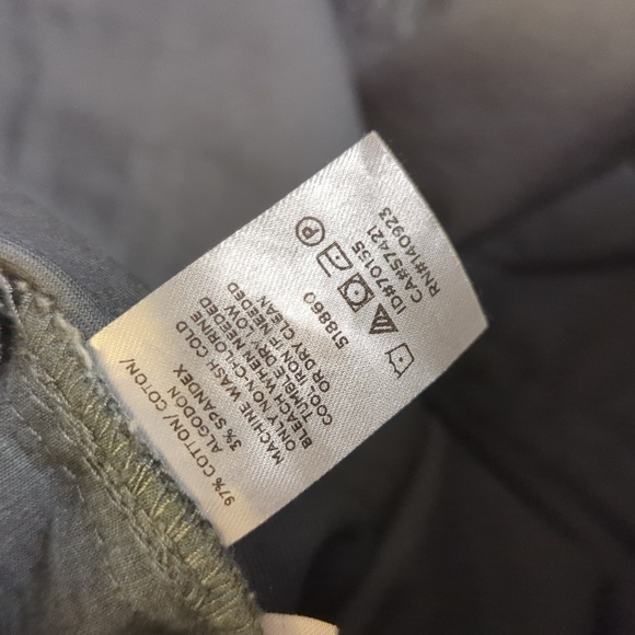 Loft Women's Olive Green Cotton Spandex Pants NWT Size 4 - Picture 10 of 11